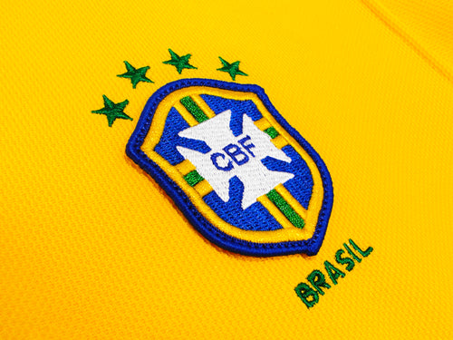 Camisa Reedição Brasil 1998 Nike Masculina - Amarelo